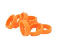 Naroote Luggage Luggage Covers, 360 Degree Multi-Functional Rotation Rotation to Scratch The Wheels of The Silent Protection Suitcase Cover 8pcs for a Business Trip (Orange)