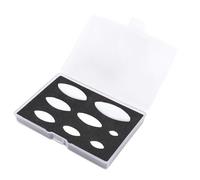 Naroote Magnetic Stir Bar Set PTFE Mixing Bars 8Pcs for Laboratory Use with Various Sizes 10mm to 40mm