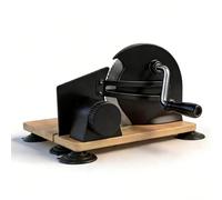 Naroote Manual Bread Cutter, Hand Crank Bread Slicing Machine, Adjustable Thickness Slicer with Easy Grip, Ideal for Homemade Sourdough & Loaves (Black)