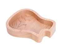 Naroote Maple Wooden Guitar Pick Box Delicate Storage Case Prevent Dust Press Lost for Guitarists Music Lovers 4.8 X 3.7 X 0.8in