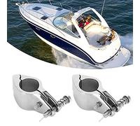Naroote Marine Hinged Steel Boat Jaw Slide Strong Hardware Fittings for Boats 2pcs 22mm/0.87in, 25mm/0.98in for Marine Yachts (22mm)