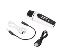 Naroote MC-093 Mini Universal Voice Changer Microphone with Capacitive Pickup for Karaoke Singing and Live Broadcast, Compact and Portable Design