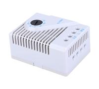 Naroote Mechanical Humidity Controller, MFR012, 67x50x38mm Hygrostat Humidity Regulator With 2-3 Pole Terminal DIN Rail Mountable for TV Cabinets & Enclosures