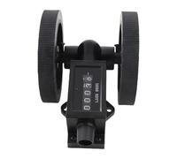 Naroote Mechanical Length Meter 5 Digit Roller Type Counter for Accurate Recording of Textiles and Printing - Stainless Steel and Rubber Design