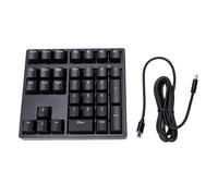 Naroote Mechanical Number Pad, USB Wired Numeric Keypad with 34 Key Layout, Red Switch, 17 RGB LED Backlit Modes, Quiet Operation, Low Latency for Laptop, Office, Computer