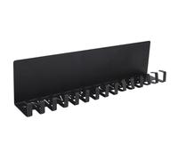 Naroote Medal Hanger Display, Running Medal Display Carbon Steel Wall Hanger Rack Frame Never Give Up Shelf with Hooks Race Holder Wall for Sport Race Runner, 15.8x4.0x2.6in
