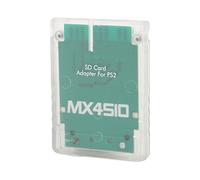 Naroote Memory Card Adapter Professional Storage Card Reader for, Transparent Plug and Play Game Console Adapter for Homebrew Software (Transparent White)