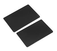 Naroote Metal Business Card Blanks, Metal Cards Metal Business Cards 50PCS Aluminum Business Name Engraving 2.1x3.4in for Company's Culture and Personal Demeanor (Black)