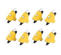 Naroote Metal Game Button High Sensitivity Controller for Mobile Game, Portable Yellow/Black/Red F01 Controller Anti-Scratch 8 Pcs Metal Button for PUBG (Yellow)