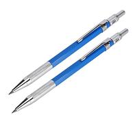 Naroote Metal Mechanical Click Pencil 2.0MM for Drawing Design Proofing Writing, Wear-Resistant and Anti-Drop, Suitable for Designers and Artists, Shown/2 X Mechanical Pencil