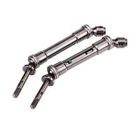 Naroote Metal Rear Drive Shaft for Slash 1/10 RC Car, Durable Universal Drive Shaft Replacement for Short Truck, Made of Stainless Steel, Lightweight and Easy to Carry