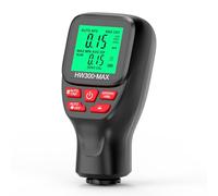 Naroote Metal Thickness Tool, Paint Meter For Cars High- Coating Thickness With Battery Power Indicator and Automatic Shutdown Function Paint (Black)