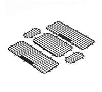 Naroote Metal Window Protection Net Set for -4 1/10 RC Crawler Car, Eco-Friendly Durable Grid Guard for Hobbyists, 5 Pcs, Black