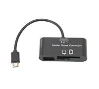 Naroote Micro USB Card Reader, OTG Memory Card Reader with USB Flash Drive Support, for Devices Mobile Phone Computer