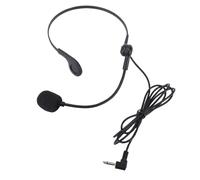 Naroote Microphone Headset Mic, Adjustable Flexible Boom Microphone, 3.5mm Connector Headset Mic with HandsFree Design, Ideal for Singing Speaking Teachers