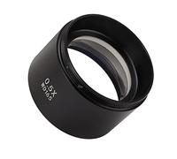 Naroote Microscope Lens Optical Glass Clear Imaging Practical Objective Lens for Trinocular Microscopes 48MM Threaded Interface (0.5X)