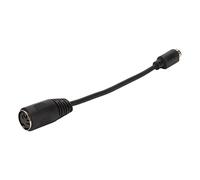 Naroote MIDI Cable, Extension Cable DIN 5 Pin Female to MIDI with 6 Pin Male Keyboard and Mouse Transfer Keyboard Adapter for Extension DIN to Adapter