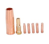 Naroote Mig Welding Gun Accessory Efficient Brass Nozzle Tips Kit for Century FC90/80GL, Easy Weld 261308 306, Ti Easy Flux 125 for Welding Projects