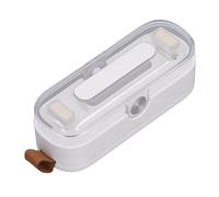 Naroote Mini Bag Sealer Double Function User Friendly Portable Chip Bag Sealer and Cutter with Magnetic Strip Requires No Preheating for Home Travel Snacks Candies & Food Storage (White)