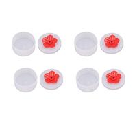 Naroote Mini Bird Feeder, Colibris Feeder in Attractive Plastic for Garden for Food (Red)