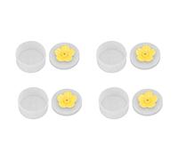 Naroote Mini Bird Feeder, Colibris Feeder in Attractive Plastic for Garden for Food (Yellow)