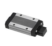 Naroote Mini Linear Rail Guide Sturdy Accurate Lightweight Sliding Guideway for Automation Equipment Bearing Steel 15mm Width (MGN15H)