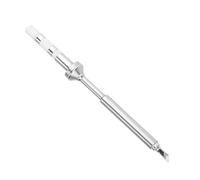 Naroote Mini Stainless Steel Soldering Iron Tips for TS100 Soldering Iron, Durable Heat-Conducting Replacement Tips for Quick Temperature Rise, 7 Types for Various Needs (#3)