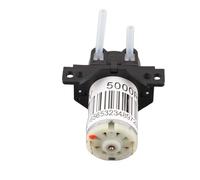 Naroote Miniature Silent Peristaltic Pump for Titration - Self Priming Dc Water Pump for Experimental, Biomedical & Biotechnology Applications (6V Right Angle Black)