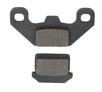 Naroote Motorcycle Brake Pads Durable Friction Stop Pad Fit for Lifan Pit Dirt Bike, Rustproof Front Rear Replacement, Fit for Chinese 50cc 70cc 110cc 125cc 140cc, 1 Pair