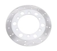 Naroote Motorcycle Front Brake Disc, 240mm 8Cr13 Steel High Performance Front Rotor, Ventilation Holes Rotor for Improved Cooling Wet Performance, Direct Replacement for Specific Models