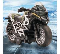 Naroote Motorcycle Model Toy, Pull Back Light Music Design Off Road Motorcycle Toy for Kids Boys (OD Green)