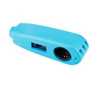 Naroote Motorcycle Throttle Lock, ATV Locks Anti Theft Handlebar Safety Brake Throttle Grip Anti Theft Protection Universal Brake for Motorcycle Scooter ATV (Blue)