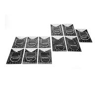 Naroote Multi Size Hollow Stainless Steel Circular Knitting Needle Set with Smooth Surface for Sweater Weave Tools, 11pcs 43/65/80cm for Hat, Scarf, Gloves (65cm)