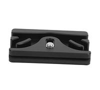Naroote Multifunction Fixing Plate, Durable Alloy Arrow Storage Case Plate for Camera Accessories, Black, Easy to Install, 1 X Winding Clamp