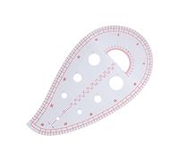 Naroote Multifunctional Curve Ruler, Sewing Ruler, Tailoring Tool with French Curve Design, Light Flexible Durable Plastic, Ideal for Drawing Cutting Quilting Sewing Pattern Making