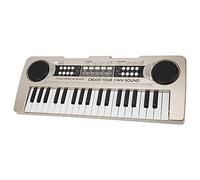 Naroote Music Keyboard, Keyboard I Am Rocky Children Electronic 8 37 Key Digital for a Birthday Christmas Beginner Adults (Brown)