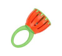 Naroote Music Toy Baby Cage Bell Rattle, Oval Handle Design Rattle, Safe Plastic Metal Multicolor Percussion Instrument for Early Education, Ideal for Infant Development