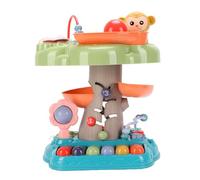 Naroote Musical Activity Toy for Toddlers with Lights Sounds Hand Abacus Beads and Gears Educational Sensory Learning Toy for Babies Infants