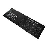 Naroote Nail Art Practice Template Black Book Creative Manicure Drawing Tool for Beginners, Paper Material - Suitable for Nail Practice, Manicure Novel (Painted Flowers)
