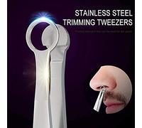 Naroote Nasal Hair Mess Twin, Nasal Hair Trimmer Tweezers Durable for Home (Picture Payment)