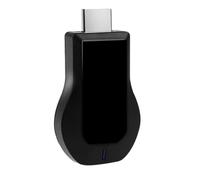 Naroote New WiFi Display Receiver 1080P HD TV Stick for Smartphones and Tablets, Full HD Wireless and Video Transmission, Black, 2 in 1 USB Cable