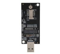 Naroote NGFF M.2 KeyB to USB3.0 Network Adapter Card with SIM Slot for Stable Remote Work Connection for/Users (4 Antennae)