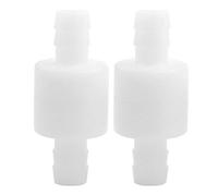 Naroote Non Return Valve, One Way Valve, 2PCS 10mm Plastic Check Valve, 1 1/2 Inch Plastic Gears Anti Siphon Valve Check Valve Check Valve for Gas Liquid
