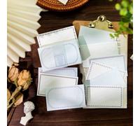 Naroote Notes Exquisite Portable Thicken Self Adhesive Note Stickers for Home School Office, 100 Sheets Cute Paper Notepads for DIY Handbook