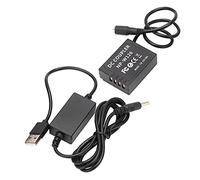 Naroote NP-W126 Dummy Battery DC Coupler Power Adapter for XT2 XT3 XT20 Providing Continuous Power Supply for Extended Use Material Included 1 Unit