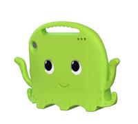 Naroote Octopus EVA Protective Case for Fire HD7, Washable Shockproof Anti Fall Cover, Portable Handle Case with Inner Frame & Screen Protector, Ideal for Kids Travel Green (Green)