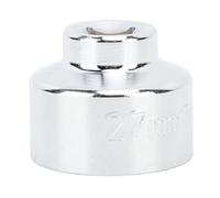 Naroote Oil Filter Socket Set, 27mm High Strength Oil Filter Removal Tool Oil Filter Wrench Socket with 10mm Wrench Interface for Focus and K5