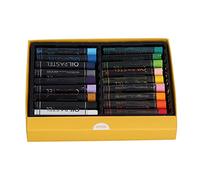 Naroote Oil Pastels for Vivid Color Creation (18 Colors) | Durable, -free, , smooth application, safe for kids