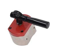 Naroote On Off Magnet Block Magnetic Switch Welding Clamp, 300kg Holding Force with Handle, Ideal for Workpiece Alignment Welding Assembly