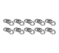 Naroote One Way Bearing, 10Pcs Thrust Ball Bearing, Small Bearings Single Direction Ball Set with Roller, Ideal for Crane Hooks Vertical Centrifuges (51203)